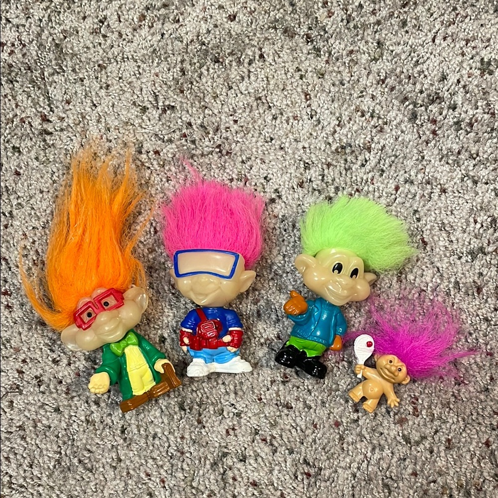 Vintage‎ Trolls Kid Vid Troll Lot